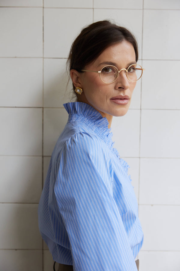 Okulary korekcyjne LOU C1 Gold Matt