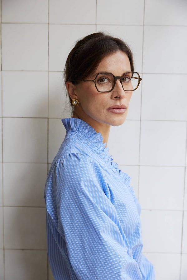 Okulary korekcyjne CASEY C2 Brown Stripes