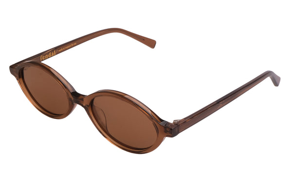 Okulary przeciwsłoneczne LORETA CRYSTAL BROWN