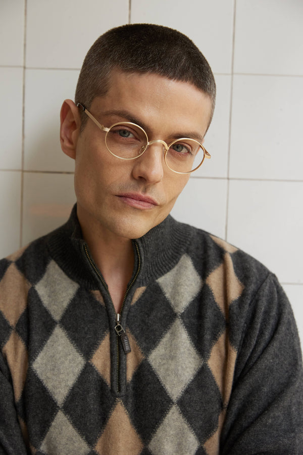 Okulary korekcyjne LOU C1 Gold Matt