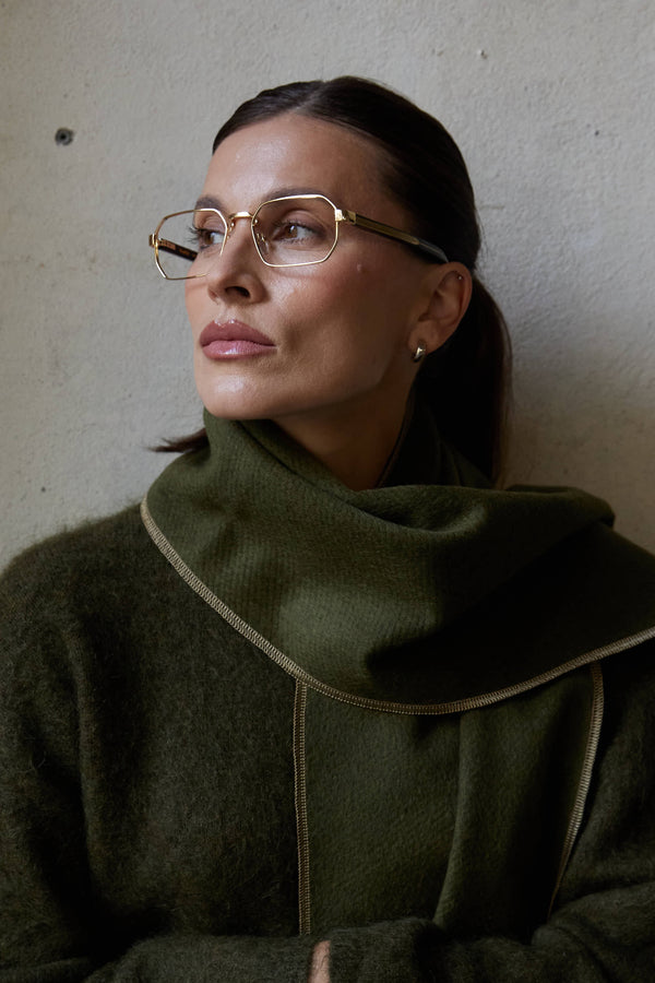 Okulary korekcyjne WREN C1 Gold with Black